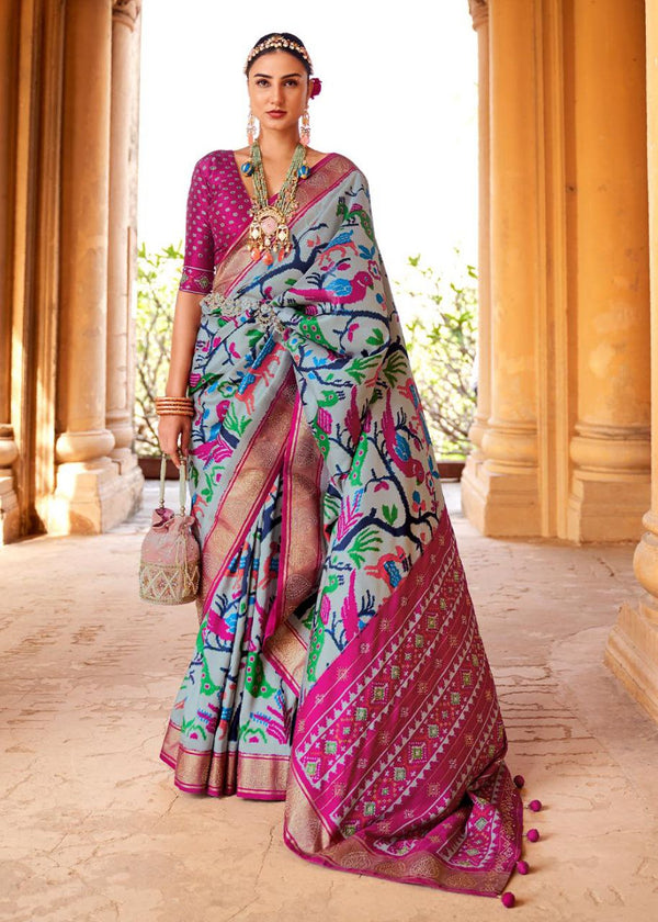 A saree is a timeless symbol of Indian culture, draped elegantly to enhance feminine grace.