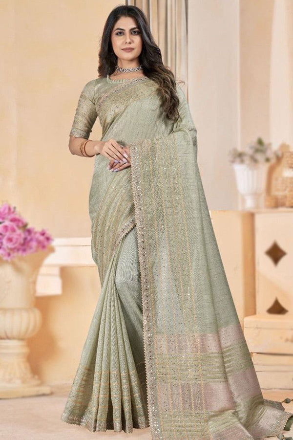 A saree is a timeless symbol of Indian culture, draped elegantly to enhance feminine grace.