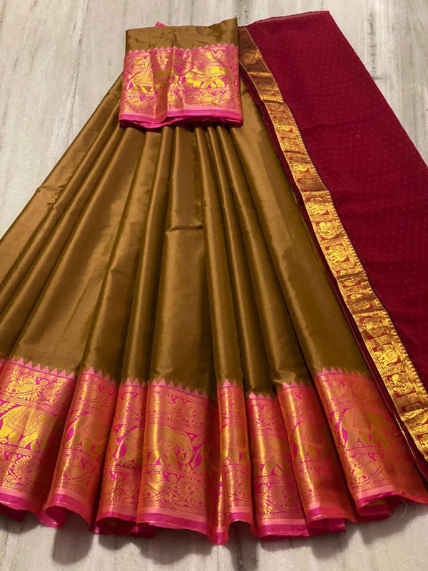 A symbol of grace and tradition, the saree captivates with its elegant drape and cultural significance