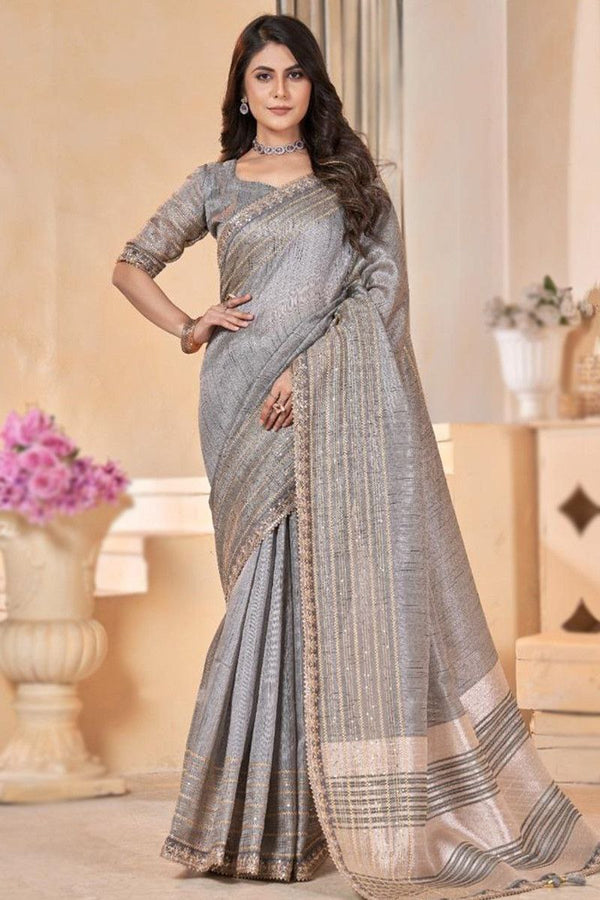 A saree is a timeless symbol of Indian culture, draped elegantly to enhance feminine grace.