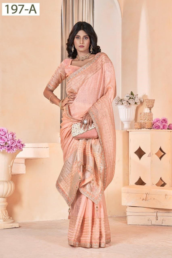 A saree is a timeless symbol of Indian culture, draped elegantly to enhance feminine grace.