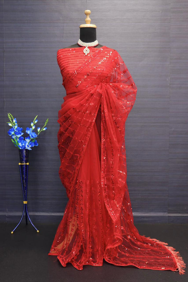 An exquisite garment that embodies the rich cultural heritage and elegance of India through its graceful drape.